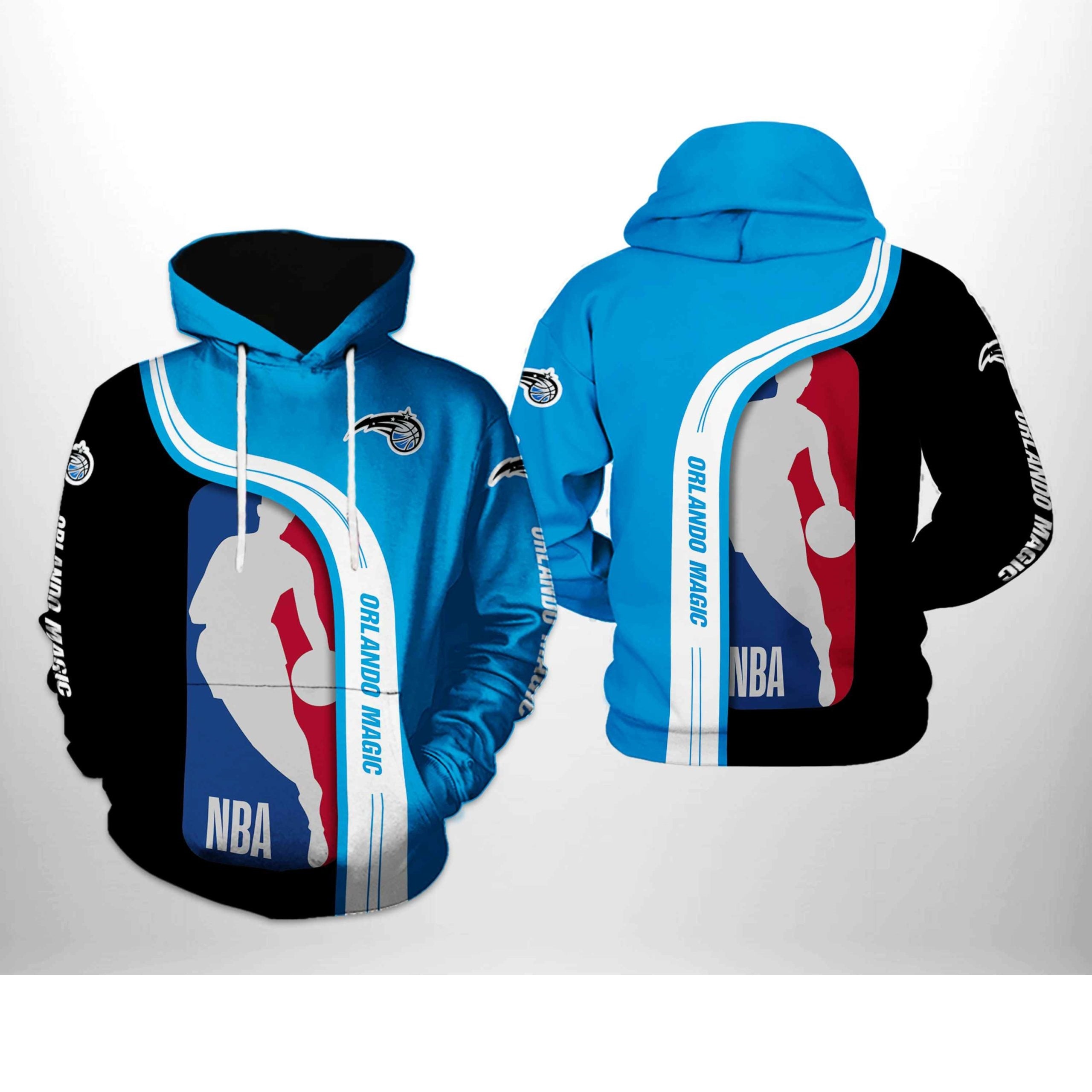 Men's Orlando Magic Color Block Hoodie